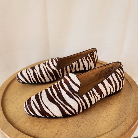 Peter Millar Shoes - Peter Millar Zebra Print Calf Hair Loafers
